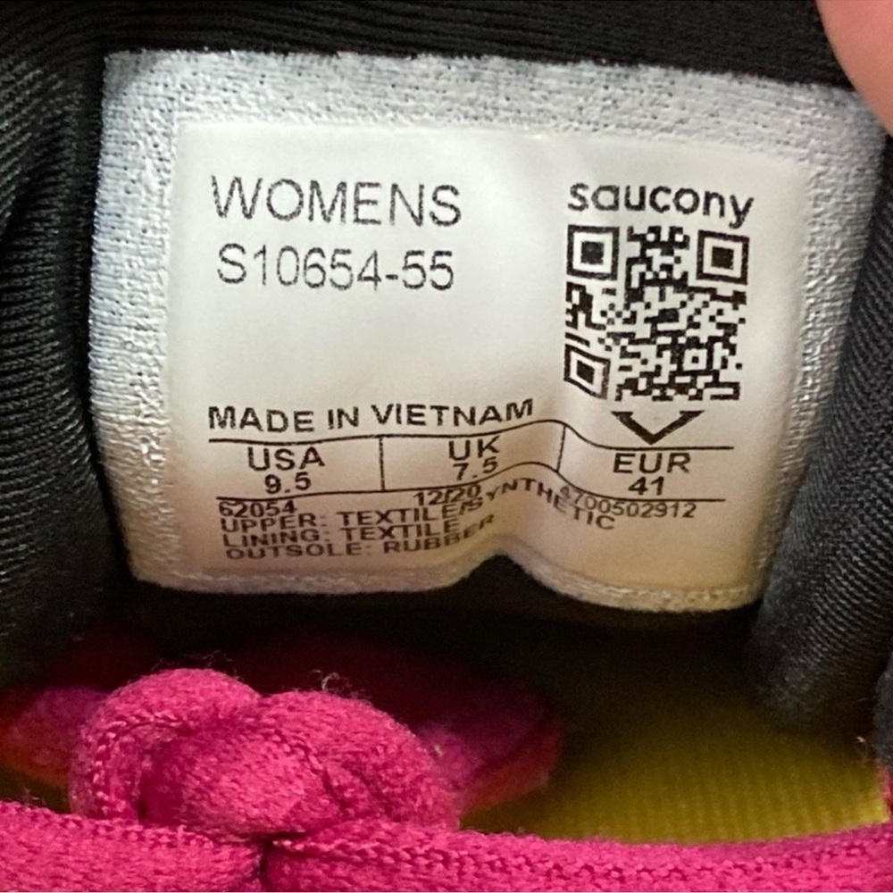 Saucony Guide 14 Alloy/Cherry size 9.5 wide NEW - Picture 3 of 11